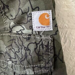 Carhartt Green Camouflage Pants